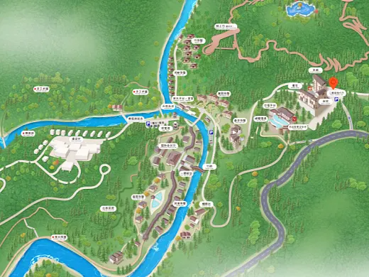 光山结合景区手绘地图智慧导览和720全景技术，可以让景区更加“动”起来，为游客提供更加身临其境的导览体验。